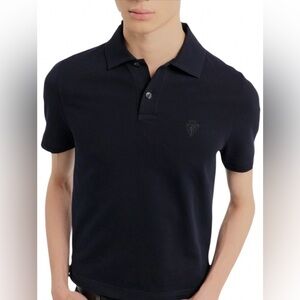 Gucci Dark Blue Cotton Piqué Polo Shirt Men’s Small